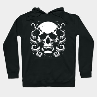 skull kraken design Hoodie